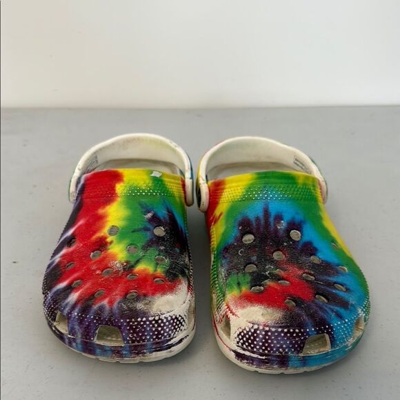 Crocs colourful unisex Clogs M6 W8 - Picture 3 of 5